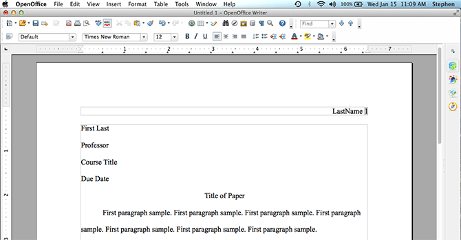 Mla essay format page numbers