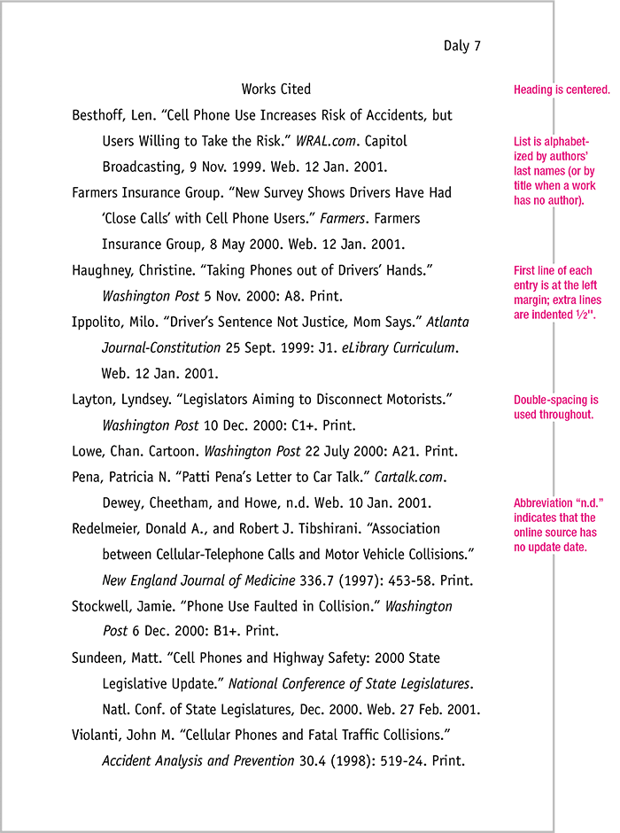 mla endnote format book