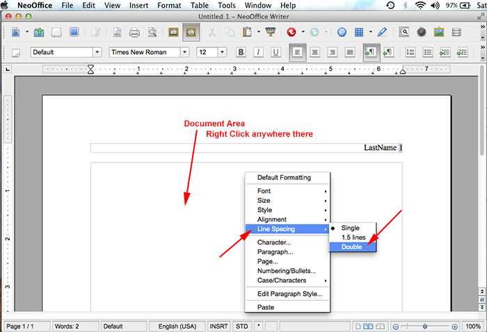 neooffice-howtododoublespaced