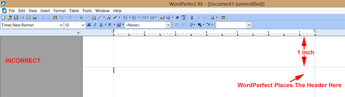 wordperfect-incorrectmlaheader